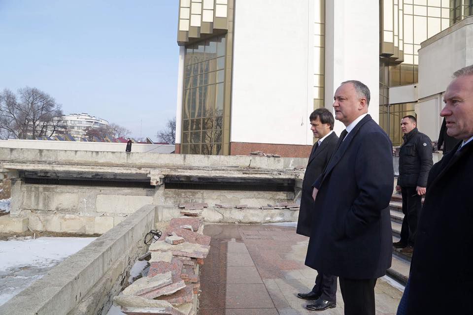 Ремонт здания президентуры начнется во второй половине января.