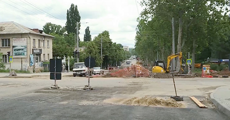 Ремонт столичной улицы Иона Крянгэ могут завершить раньше срока.