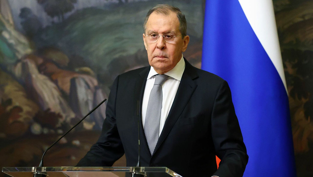 Министр иностранных дел России Сергей Лавров.