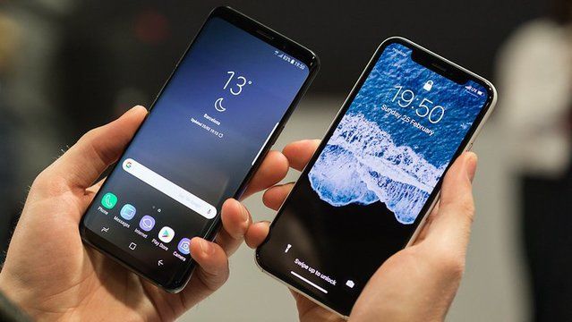 Cât costă fabricarea unui telefon Galaxy S9 Plus vs iPhone X.