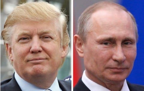 Candidatul republican la președinția SUA, Donald Trump, a avansat luni ideea de a se întâlni cu președintele rus Vladimir Putin. Foto: usapoliticstoday.com