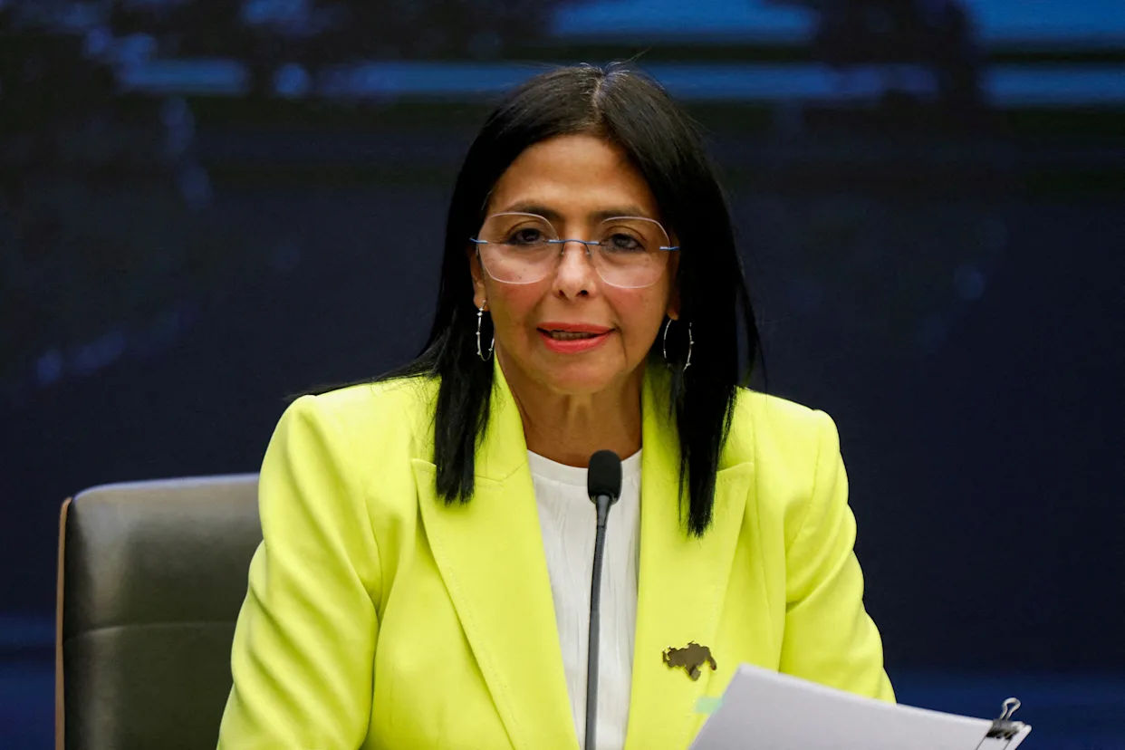 Delcy Rodriguez, învestită în funcția de președinte interimar al Venezuelei.