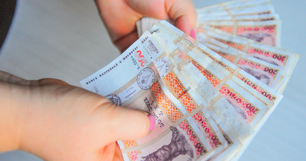 В Молдове 20% работников живут на сумму ниже 7 тыс. леев в месяц.