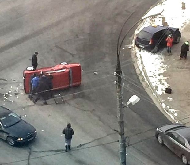 Accident grav în Capitală.  Foto: protv.md