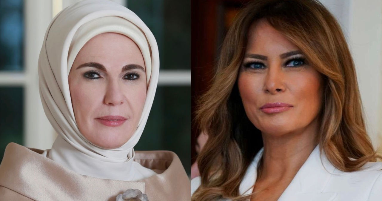 Жена Эрдогана написала жене Трампа письмо.