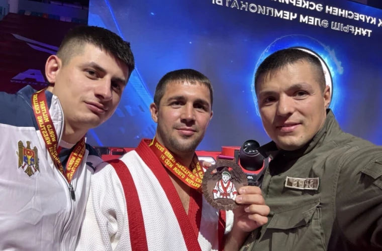 Veaceslav Plămădeală a strălucit la Campionatul Mondial de Qazaq Kuresi.