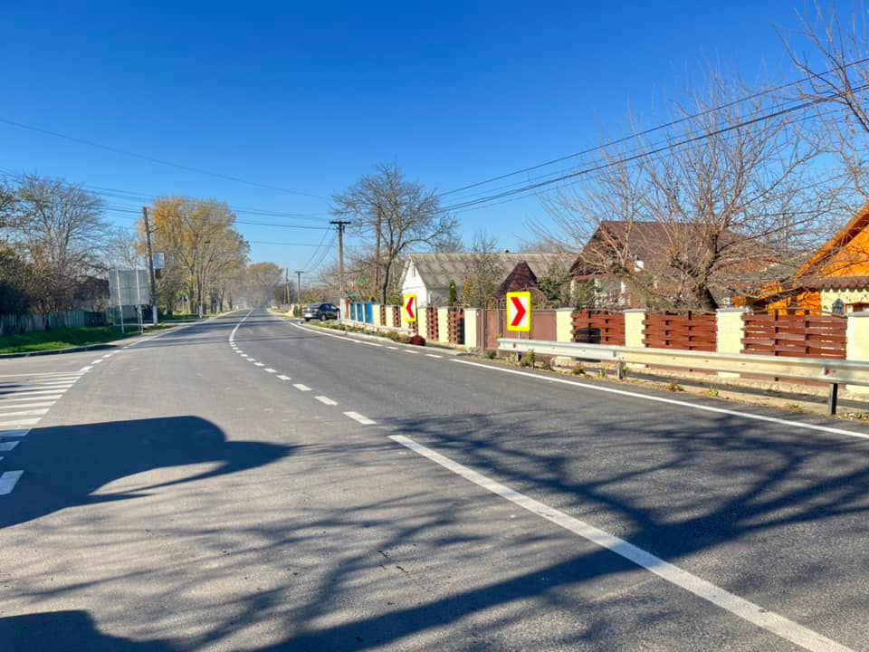 Завершился ремонт дороги R21 Оргеев-Бравича-Калараш.