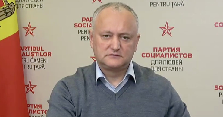 Председатель ПСРМ Игорь Додон.