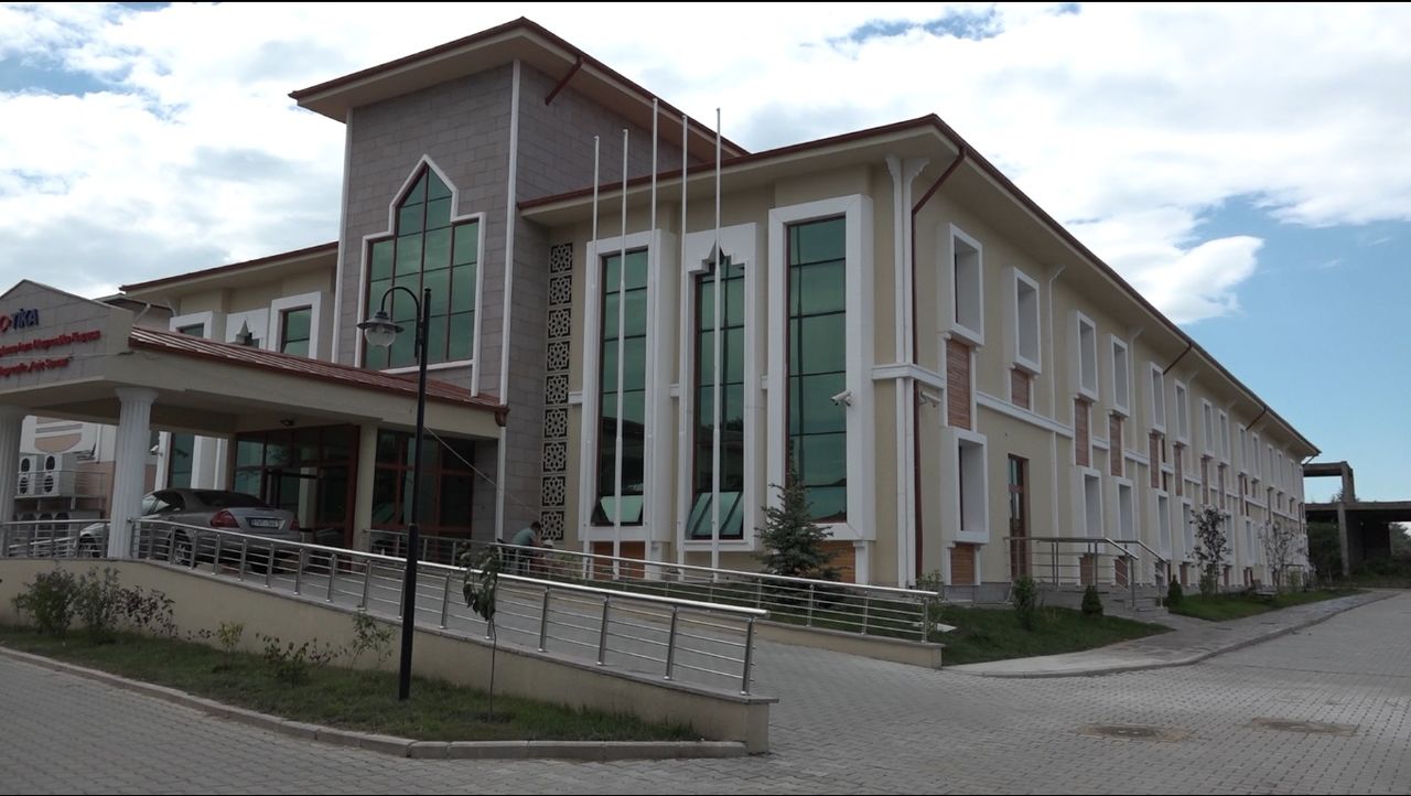 Новый корпус Комратской районной больницы, построенный при поддержке правительства Турции.