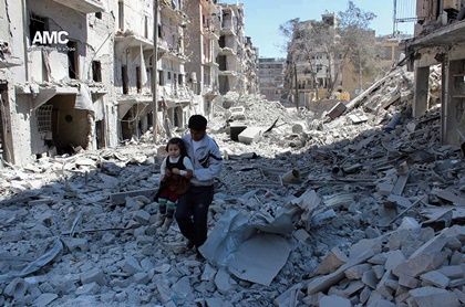 Террористы применили в Алеппо химическое оружие. Фото: AP