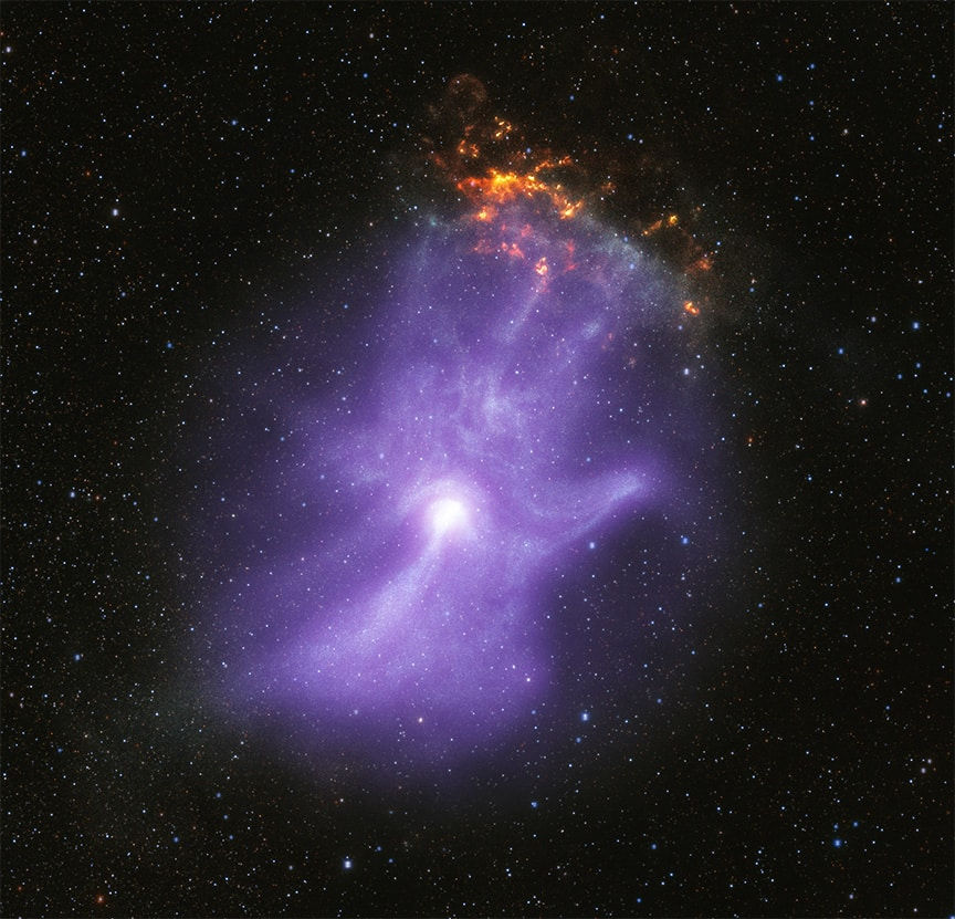 Рентгеновские обсерватории NASA получили новое изображение «Руки Бога».