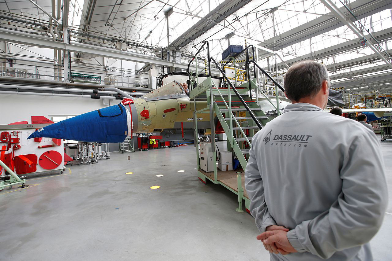 Франция получила первый за четыре года истребитель Rafale.