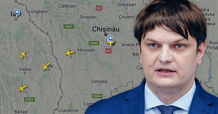 Спыну о самолетах в небе Молдовы: Выдано разрешение на 17 полетов. Коллаж: Point.md
