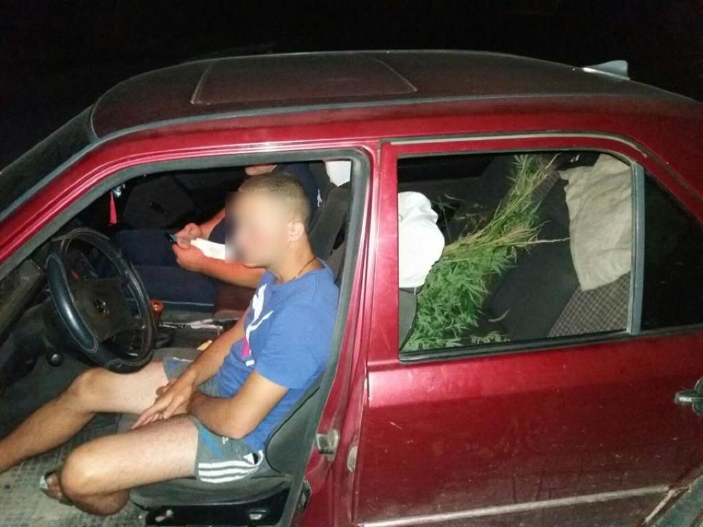 Transporta cu Mercedesul cânepă. Cum s-a finisat aventura unui tânăr. Foto: INP