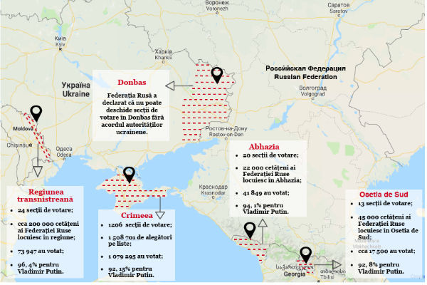 În cadrul alegerilor din Rusia au votat 74.000 de transnistreni