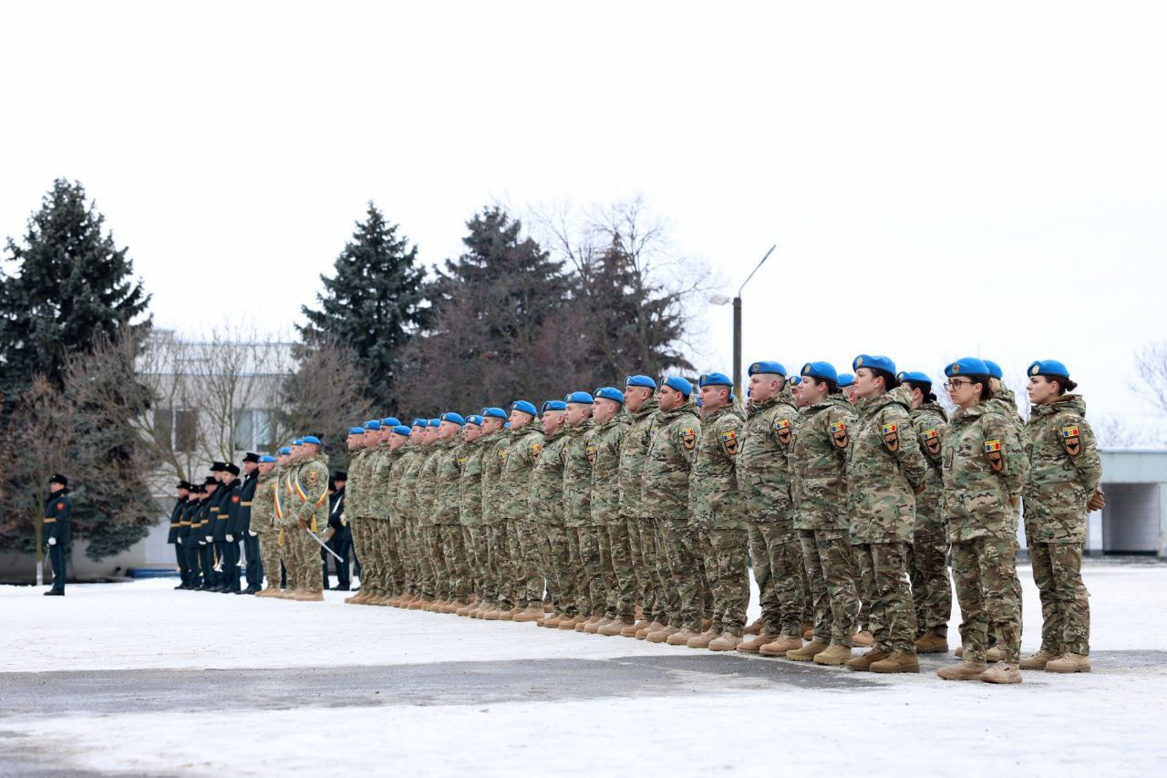 Un nou contingent al Armatei Naționale pleacă în misiunea KFOR din Kosovo.