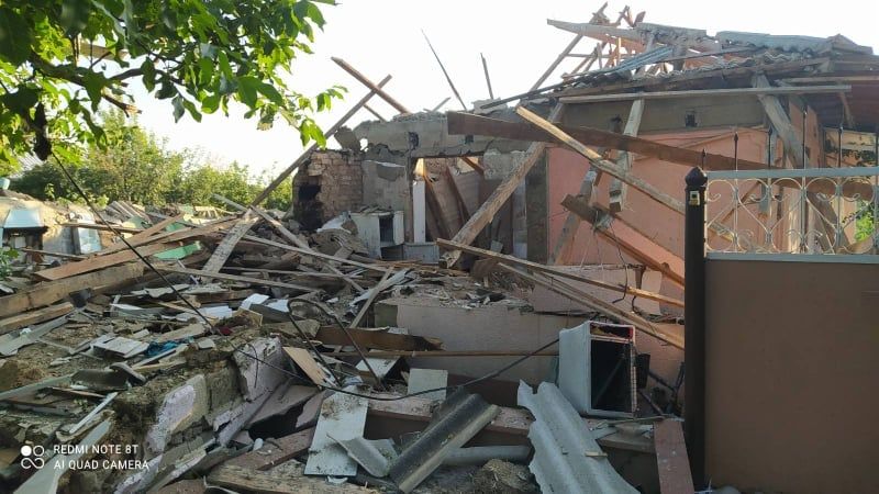 Мощный взрыв разнёс частный дом в Ниспоренском районе.