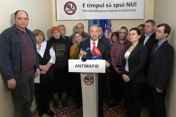 Партия Народного движения против мафии будет выступать за новую республику, если попадет в следующий парламент. 