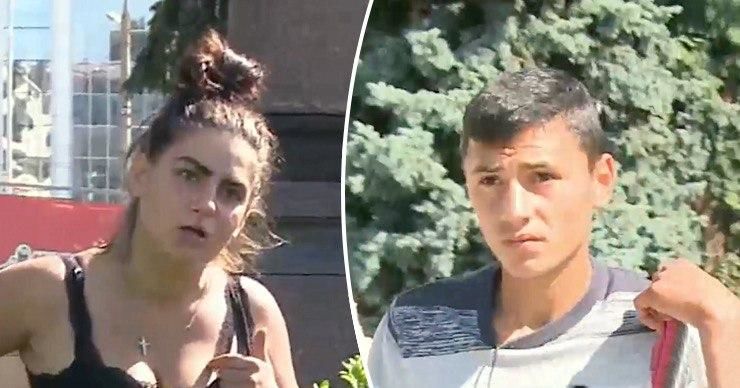 Пара бездомных обустроила себе жилье у памятника Котовскому в центре Кишинева.