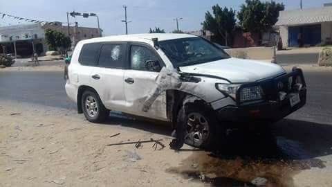 Român, membru al misiunii ONU, răpit în Libia. Convoiul în care se afla, atacat. Foto: Twitter