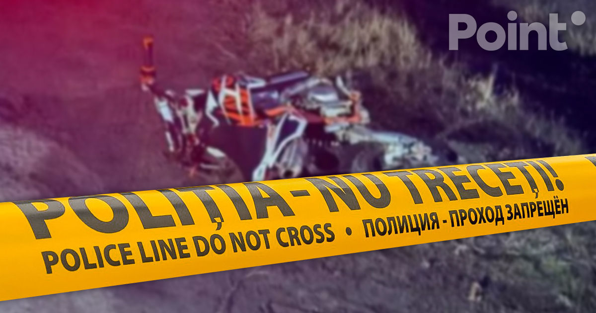 Un motociclist a murit la Hâncești după ce a pierdut controlul asupra ghidonului și a derapat într-un șanț.