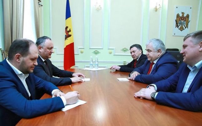 Igor Dodon l-a primit la Preşedinţie pe un deputat din aşa-numitul Parlament de la Tiraspol. 