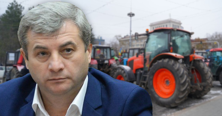 Фуркулицэ заявил, что за организацией протестов фермеров стоит Слусарь. Фото: Point.md