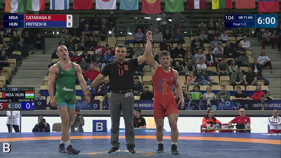Luptătorul Daniel Cataraga a devenit campion mondial U-23. 