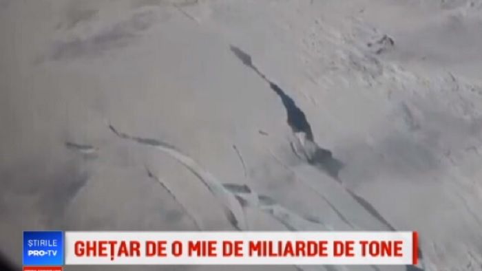 Primele imagini cu iceberg-ul de 4 ori mai mare decât suprafața Londrei