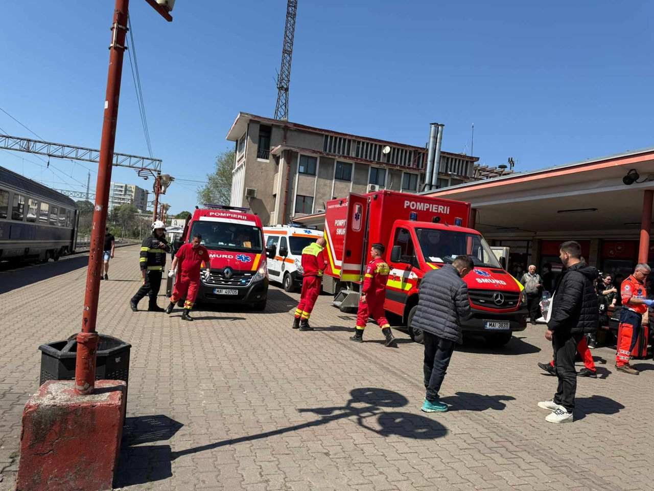 В Констанце столкнулись два поезда: 24 человека пострадали.