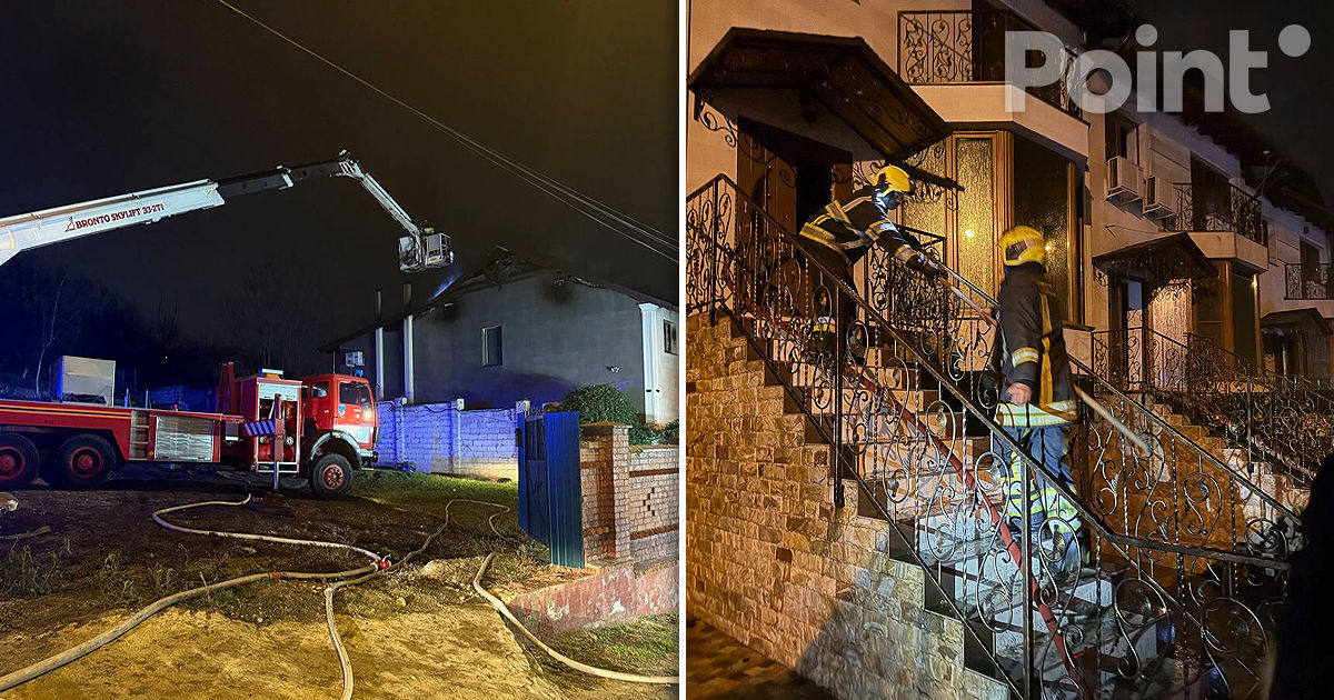 Incendiu într-un complex locativ din orașul Codru.