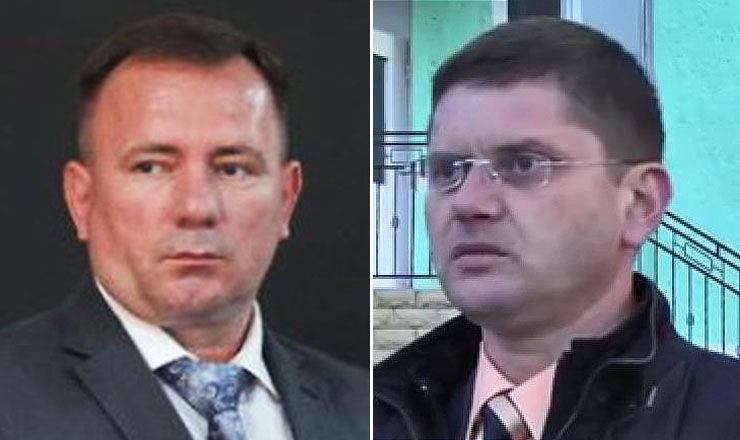 Глава Апелляционной палаты города Комрат Сергей Губенко и судья из Теленешт Юрий Хырбу.