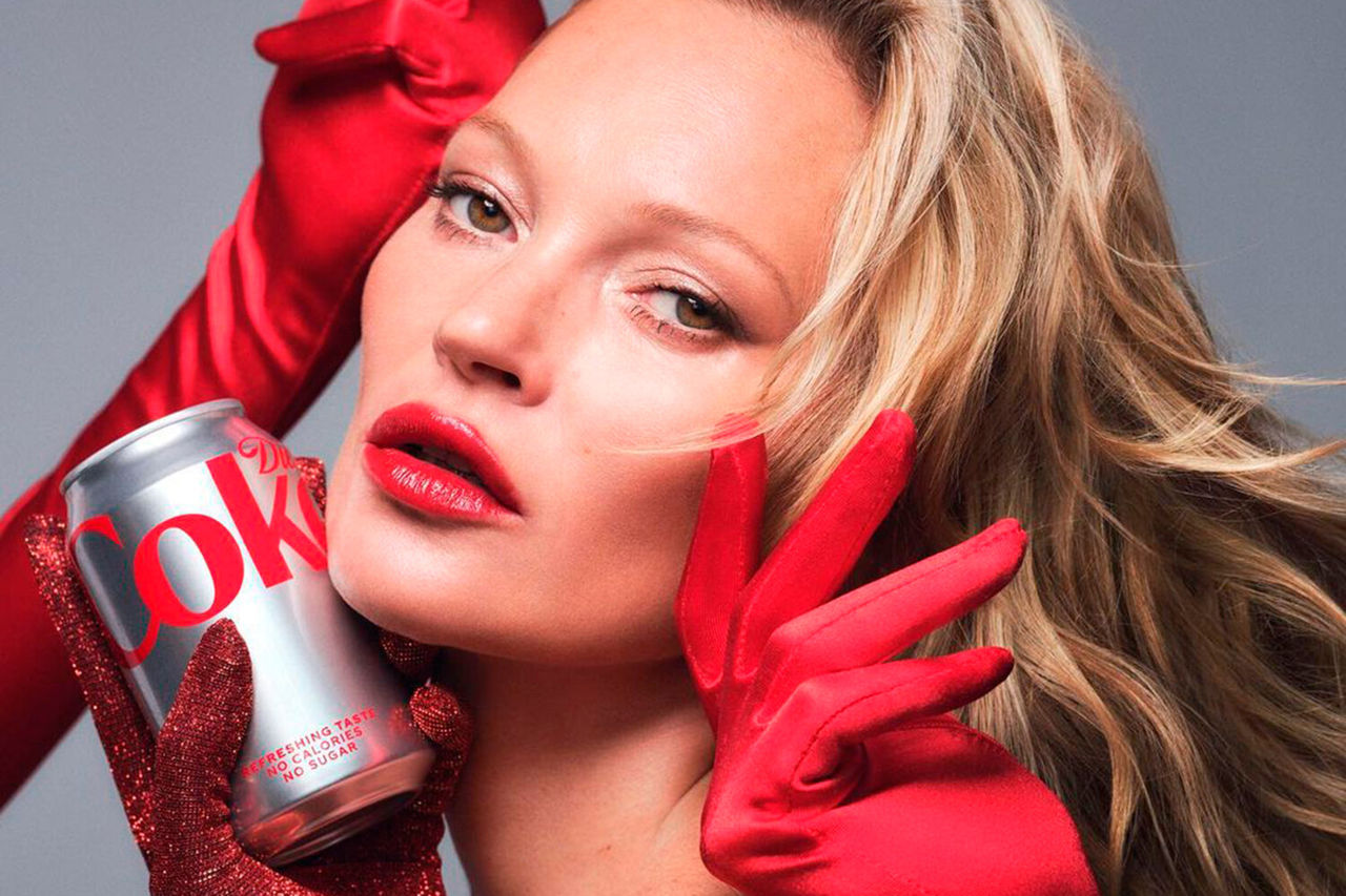 Супермодель Кейт Мосс стала креативным директором Diet Coke.