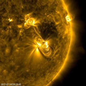NASA: S-a produs o erupție solară dublată de o ejecție de masă coronală