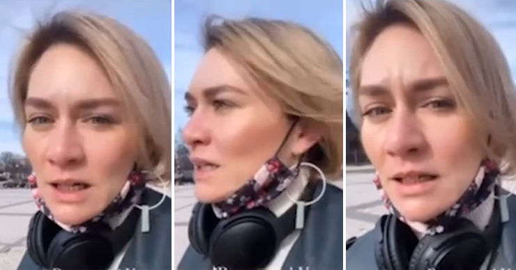 Мария Машкова показала видео из Киева и обратилась к россиянам. Коллаж Point.md.