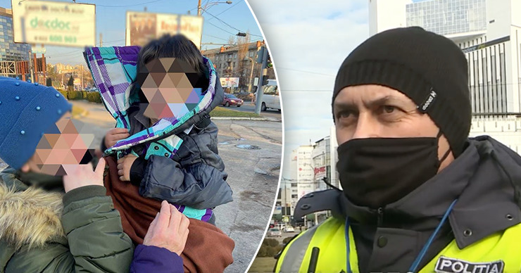 Полиция рассказала подробности о полуголом малыше, гулявшем по Кишиневу.