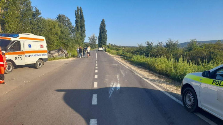 В Ниспоренах пьяный водитель устроил ДТП во время обгона.