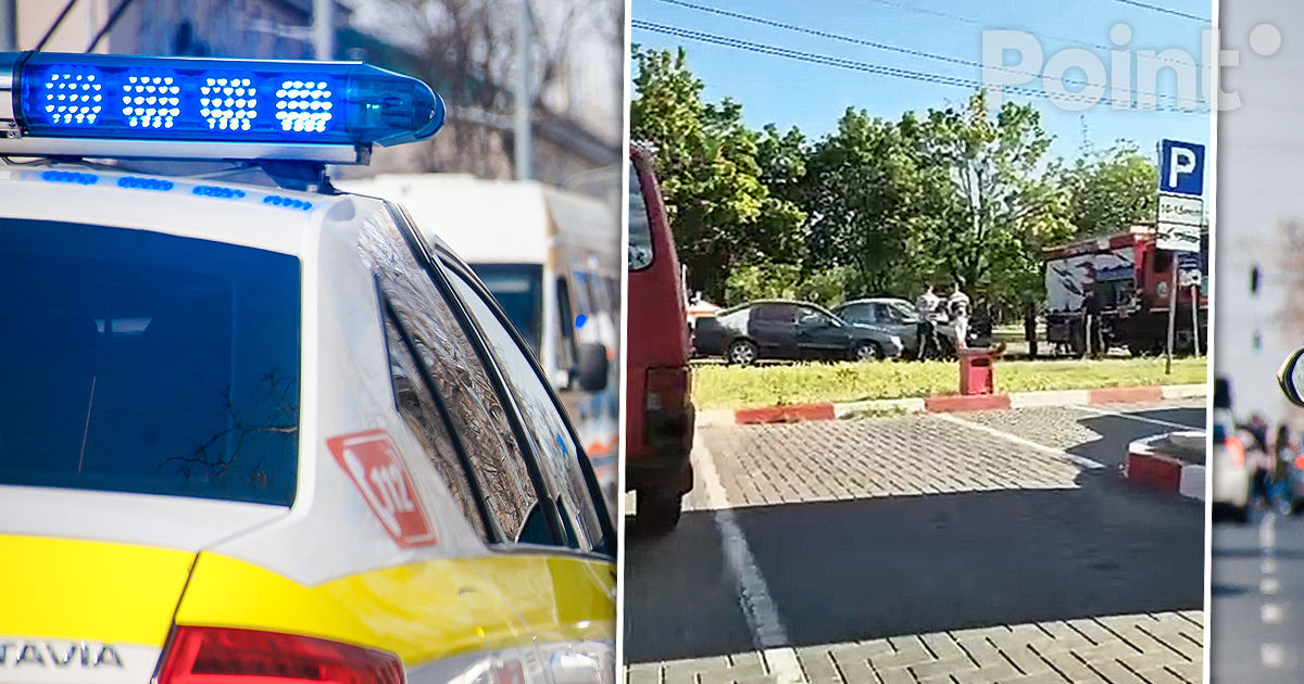 Accident în Capitală cu implicarea a cinci automobile: Sunt răniți.