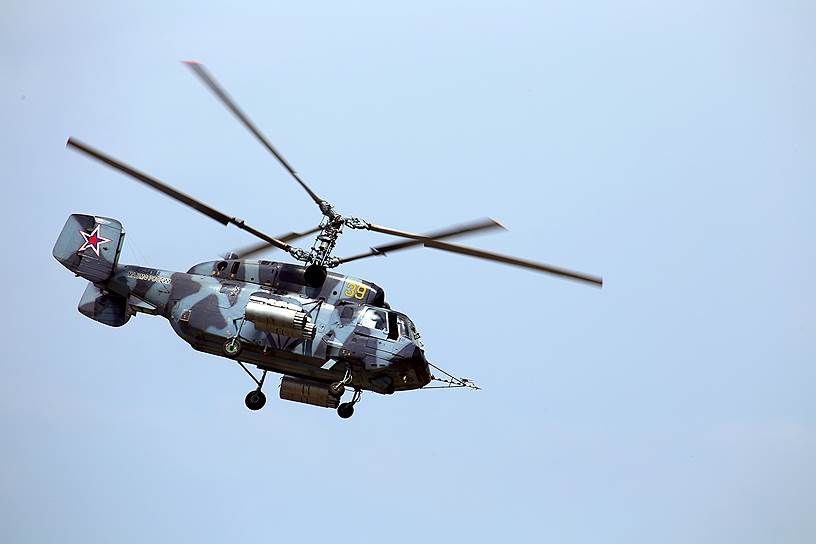 В Балтийском море разбился российский вертолет.