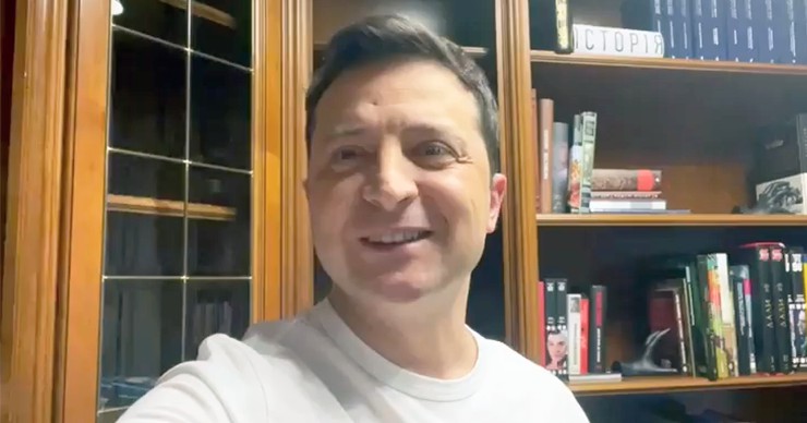 Зеленский записал обращение к украинцам в День единения.