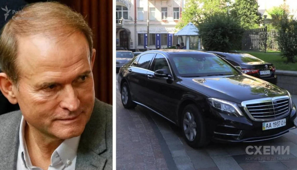 Бронированный Mercedes Медведчука загадочно исчез в Украине.