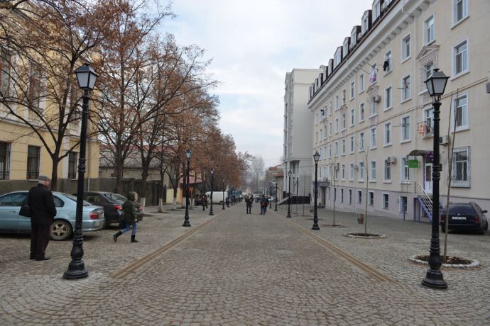 Пешеходная улица была открыта в январе 2015 года. Фото: moldovanews.md