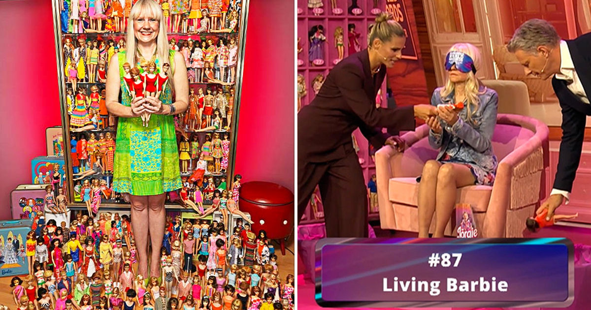 Женщина собрала более 18 500 Барби и может распознать каждую с закрытыми глазами.