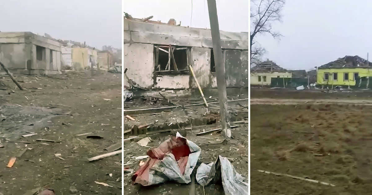 На село в Воронежской области нештатно сошел боеприпас с самолета ВКС. Коллаж: Point.md