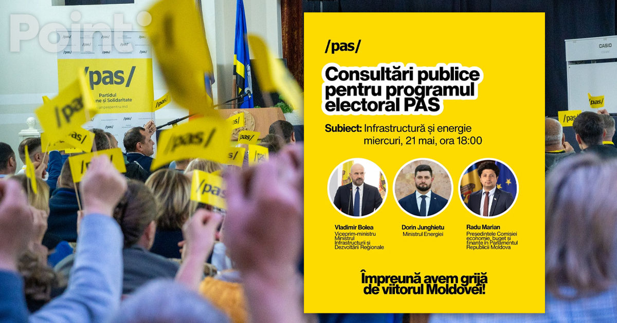 Miniștrii Guvernului participă la consultările anunțate de PAS.