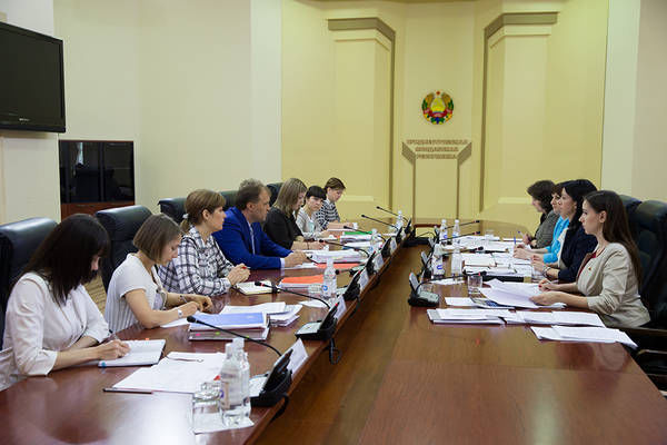 Встреча главы Приднестровья с представителями ведомств.
