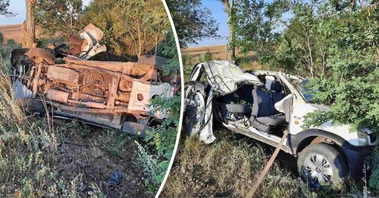 В Хынчештах пьяный водитель попал в ДТП: погибла 27-летняя пассажирка. Коллаж: Point.md
