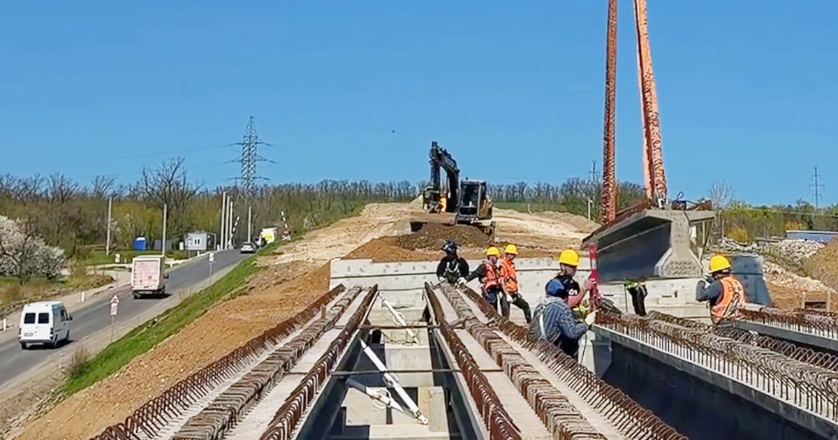 Ремонт моста через Реут в Бельцах выполнен на 60%.