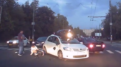Авария произошла накануне на Буюканах, на перекрестнке улиц Алба-Юлия и Караджиале.