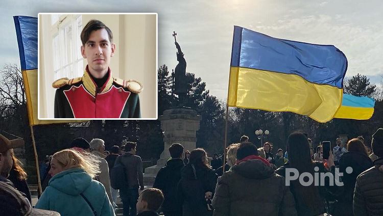 В России мужчину приговорили за фотографии с антивоенного митинга в Кишиневе.